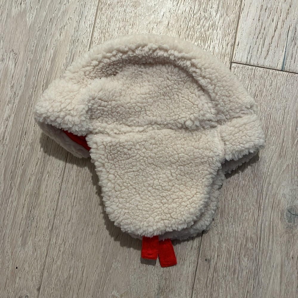 Hanna Andersson faux shearling baby hat